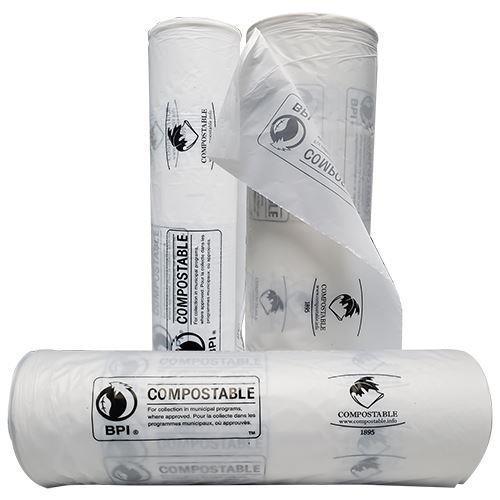Compostable produce rolls