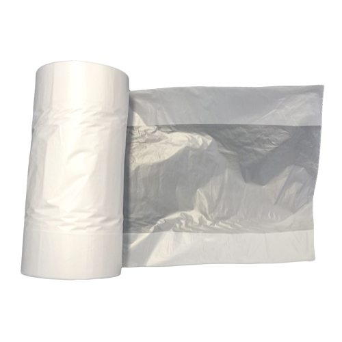 600 Pack Clear Poly Gusset Bags on Roll 12 x 10 x 30